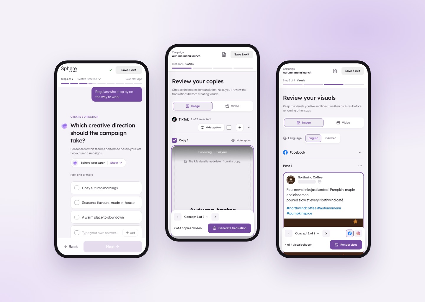Sphere on phones: interview, TikTok copies and visuals