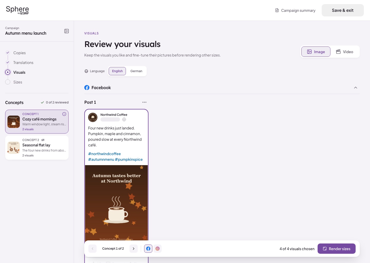 Review your visuals