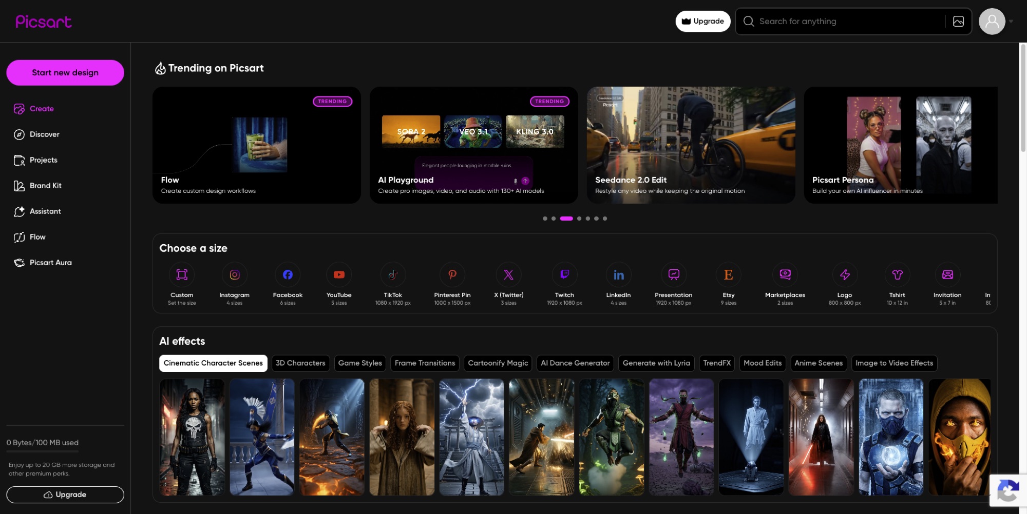 Picsart — competitor reference